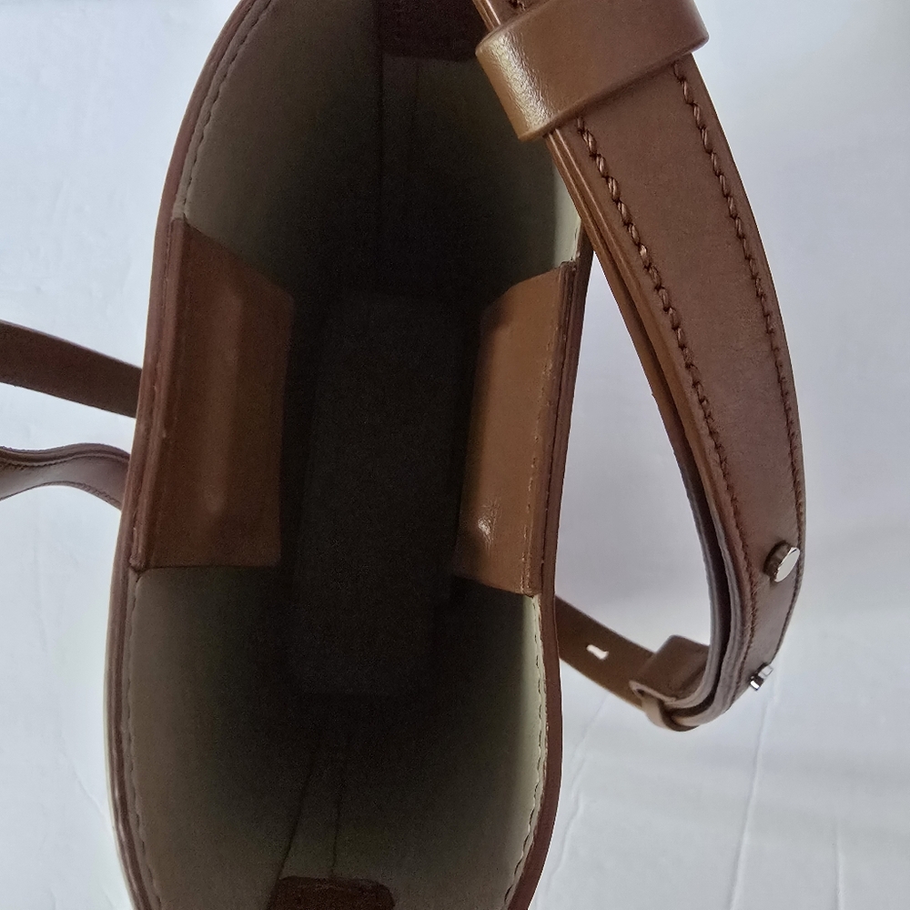 Aesther Ekme Leather Crossbody Bag Brown - Picture 7 of 7